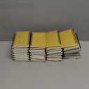 Jutom 54 Pcs Small Spiral Notebooks Memo Pads 3x5 Bulk Small Pocket Notebooks Mini Notepads with Lined Pages Mini Journals for Office School Work Supplies, 120 Pages (Gold)