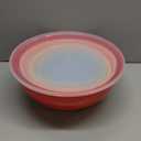 6-Piece Plastic Mixing Bowl Set with Lids for Kitchen, Nesting Storage Bowls for Baking, Prepping,Cooking and Serving Food, Dishwasher, Microwave Safe,Great for Mixing & Serving(6 Set-Rose Red)