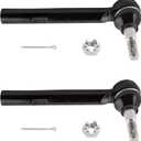 ES80944 Front Outer Tie Rod Ends Left & Right for Lexus RX330 2004-2006 RX350 2007-2009 RX400H 2006-2008 Highlander 2004-2007, Pack of 2