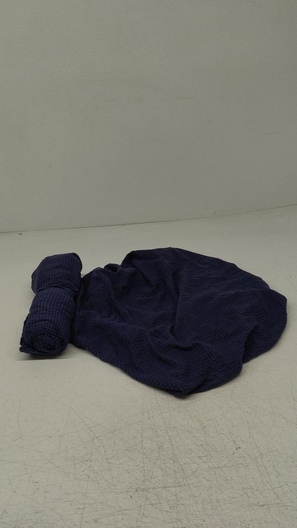 PRETYZOOM Chair Seat Cover Blue Sturdy Polyester Chair Seat Cushion for Multiple Settings Set 3 piece