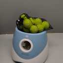 Automatic Dog Ball Launcher, Dog Ball Thrower Machine with 10-30Ft 3 Launching Distance, Interactive Toys for Small Dogs Indoor & Outdoor with 15 Mini Tennis Balls (2 inch) -Blue