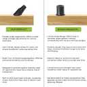FENCE & DECK RITE Baluster Connectors for 3/4" Metal Balusters, Made with Black Polypropylene 3/4" for Stairs & Decks (Black Polypropylene, Adjustable Baluster Connector (24))