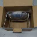 Elevated Cat Bowls - for Small Cats/Dogs, 5.9" Indoor Stainless Steel Raised Cat Bowl for Food and Water,15 Tilted Anti-Vomiting Dog Dishes, Whisker Friendly, Spine Friendly (Dishwasher Safe) (1Pack)