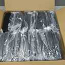 12 pcs 4x4 (Actual: 4"x4") Aluminum Deck Post Base Cover, for Railings, Stairs, Patios, Porches, Split Deck Post Skirt (Black)