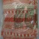 DII Braided Striped Decorative Throw Blanket, 50x60, Vintage Orange/Red