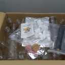 Baderke 24 Set Plastic Coquito Bottles 32 oz Plastic Clear Wine Bottles with Caps and Tags for Home Brewing Wedding Party Favors(Black)