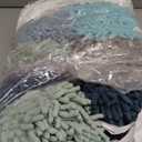 Macarrie 12 Packs Fluffy Towel Chenille Hand Towel Absorbent Fast Drying Hand Drying Puff with Loop for Bathroom Kitchen Decor, 6 Colors