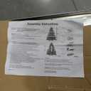 HOLLO STAR 7.5 ft Flocked Prelit Christmas Tree with 503 LED Lights, App Control, Artificial Christmas Tree, Multi-Color RGBW Lights, 1355 Branch Tips, Snow Xmas Tree, for Home, Party