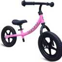 banana bike LT Balance Bike - Lightweight Toddler Bike for 2-5 Age - 33x18x24 No Pedal with Adjustable Handlebar and Seat - Durable Aluminum -Equipped with EVA Tires for Smooth Rides, Pink