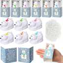 Soulchen 30 Sets Small Mini Christmas Positive Gifts for Coworkers Employee Bulk Xmas Pull Back Cars Toys Office Thank You Support Boxes Christmas Holiday Party Favors (Polar Bears)