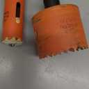 Door Lock Installation Kit, with 1 inch Hole Saw (2 inch Depth) & 2-1/8 inch Hole Saw (1.5 inch Depth) and Jig, for Drilling Wood and Metal Door, Installing Deadbolt and Knob, Black