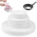 Xthrotsenk Plate China Storage Dividers Felt Plate China Storage Containers Dividers Protectors Thick and Soft Dish Storage, Round Plate Separators Pads for Packing Stacking Cookware(3 Size)