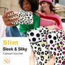 for iPhone 16 Pro Clear MagSafe Case Leopard Cheetah Clear Glitter, Luxury Trendy Magnetic Bumper Case +1 Screen Cover +1 Camera Lens Protector for Women Girl iPhone 16 Pro 6.3"(Gold Leopard)