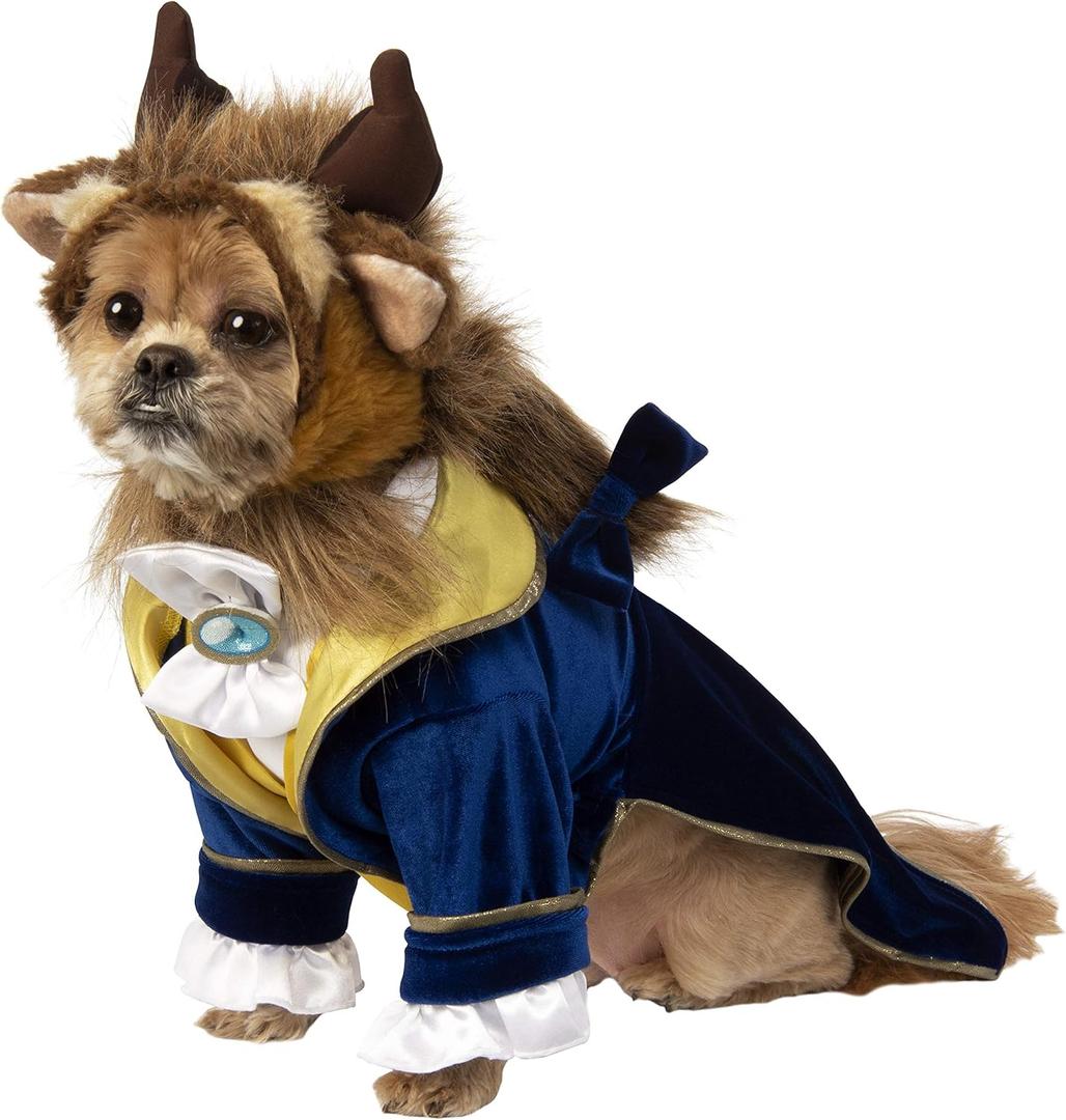 Disney's Beauty & The Beast: Beast Pet Costume for For Dogs or Cats by Rubies, Small (Small (Pack of 1))