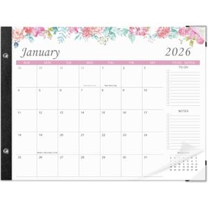 Desk Calendar 2026-2027  22" x 17" Large Desk Calendar Runs From January 2026 to June 2027