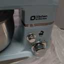 Kitchen in the box Stand Mixer,3.2Qt Small Electric Food Mixer,6 Speeds Portable Lightweight Kitchen Mixer for Daily Use with Egg Whisk,Dough Hook,Flat Beater (Blue)