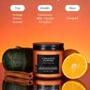 M&SENSE Ceylon Cinnamon Pumpkin Scented Candles for Home, 70 Hours Long Lasting Slow Burning 11.6oz Soy Natural Candle for Easter Holiday Birthday Gifts