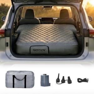 SUV Air Mattress,TENSILE SHELL Extra Sturdy & Comfortable, SUV Mattress with Durable Fabric Cover & Built-In Breathable Cotton Layer & Built-in Pump, Fit for Large and Mid-Size SUVs RAV4/Highlander
