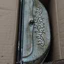 Metal Vintage Mailbox Wall Mount for Front Porch, Decorative Mailboxes for Outside, 15.5" H X 10.5" W X 4" D (Antique Blue)
