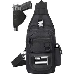 Concealed Carry Bag for Men,Gun Sling Bag Multifunctional CCW Bag EDC Shoulder Crossbody Backpack Gun Bags for Handguns With Holster