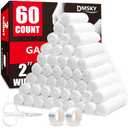 DMSKY 60 Pack Gauze Rolls, 2 in x 4.1 Yards, Individually Wrapped Breathable Rolled Gauze, Premium First Aid Supplies & Medical Supplies for Wounds, Bandage Wrap Vet Wrap, Mummy Wraps