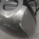 Amazon Basics Ceramic Space Heater, Portable Indoor Heating Solution, With Overheat and Tip-Over Protection, Thermostat, Non-Oscillating, 1500W, 7.52"D x 6.34"W x 9.45"H, Silver