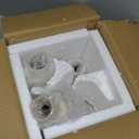 SIDUCAL Ceramic Rustic Farmhouse Vase Set of 3, Whitewashed Terracotta Vase, Clay Decorative Vases for Home Decor, Living Room, Shelf, Mantel Decoration(Rustic White)