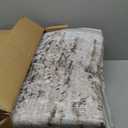 Living Room 8x10 Washable Modern Abstract Rug Faux Wool Accent Ultra Soft Non Slip Non Shedding Accent Rug for Bedroom Dining Room Office Home, Taupe/Beige