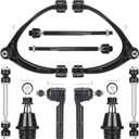 10PCS Front Upper Control Arms for Escalade Chevy Silverado Avalanche Suburban 1500 Tahoe GMC Sierra 1500 Yukon 2007-2014 | w/Ball Joints Suspension Kit Replaces K80669 K700432