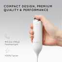 Flendy Rechargeable Milk Frother Handheld, Coffee Frother Handheld with USB-C Charging Stand, Electric Drink Mixer Handheld, Mini Electric Whisk Frother for Coffee, Matcha, etc
