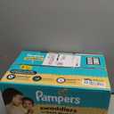 Pampers Swaddlers Diapers, Size 1 (8-14 lbs), 96 Count, Absorbent, Keeps Baby Dry and Comfortable, Skin Safe Disposable Baby Diaper