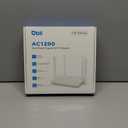 DBIT AC1200 Dual Band Mesh WiFi Router Long Range Wireless Internet Router with 4 x High-Power FEMs, 4 x 10/100/1000 Mbps Gigabit Ports, WPA3 Security, Parental Controls, Guest Network (T18-21K Pro)