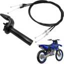 Throttle Assembly with Cable for YZ WR 250F 426F 450F CRF 150R 250X KX250F KLX450F YFZ450 TRX450R, Dirt Bike Throttle Assembly with Throttle Cable for Smooth Operation and Quick Response