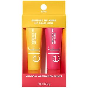 e.l.f. Squeeze Me Lip Balm, Moisturizing Lip Balm for A Sheer Tint of Color, Infused with Hyaluronic Acid, Vegan & Cruelty-Free 2 Pack