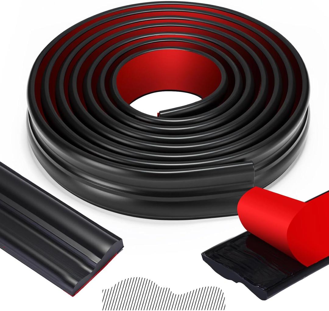 118 Inch x 1.57 in Peel and Stick Wall Molding Trim Black Chair Rail Panel Flexible Self Adhesive 3D Crown Moulding Trim for DIY Home Wall Decor Mirror Protection Door Cabinet Frame (Stylish)