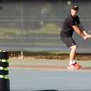 Sports Tutor Tennis Twist Ball Machine - for Beginners - Battery Powered. Adjustable Toss. Made in USA by #1 Tennis Machine Company
