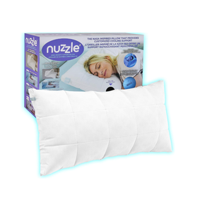 Nuzzle Cooling Adjustable Pillow Queen Size for Side Sleepers, Luxury Bed Pillow Hotel Collection  Best Adjust Height Soft Firm Pillow for Back, Stomach or Side Sleepers