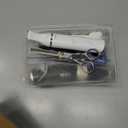 Dog Hair Clippers for Grooming Kit and Dog Paw Trimmer Nail Grinder for Grooming, Low Noise Rechargeable Cordless, Shaver Grooming Supplies for Pet Cats Dogs (Black, White)