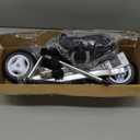 Nasjac Dog Wheelchair for Back Legs - Lightweight Portable Wheelchair with Reflective Stripes, Adjustable Pet Wheelchair Cart for Senior, Arthritis, Paralyzed, Injured, or Disabled Dogs (Medium, Black)