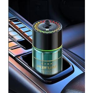 Intelligent car air freshener with its own rhythmic ambient light and star top, 120 ml large capacity, long lasting fragrance, premium cologne