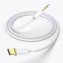 MAXAUX 3.3ft USB Type C to 3.5mm Audio Aux Jack Cable, Compatible with iPhone 16/15 Pro Max/15 Pro/15 Plus, Galaxy S24/S23, Pixel 9 set of 4