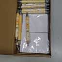 24 Pcs Bee Sticky Notes with Pens Bee Themed Gifts Self Adhesive Notepad Cute Memo Notes Pads Black Ink Ballpoint Pen for Animal Lover Christmas Gifts Office School Students Teacher Supplies