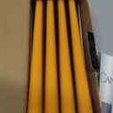 CANDWAX 10 inch Orange Taper Candles Set of 12 — Dripless Unscented Orange Candlesticks for Halloween Decorations, Dinner Table Centerpiece or Thanksgiving Décor