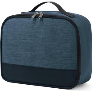 ZM-YOUTOO Lunch Box for Men - Reusable Lunch Bag Men Adult Women- Insulated LunchBox for Office Hiking Camping (Navy Blue)