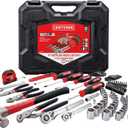 CRAFTSMAN 102-Piece Tool Kit for Home and Car, Durable Hand Tools Set with SAE and Metric Socket Set, Screwdrivers, Wrench, Hammer, Pliers, Knife, Hex Keys, Specialty Bits, Tape Measure (CMMT99449)