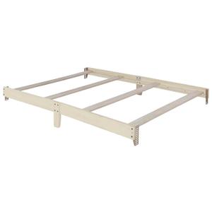Dream On Me Universal Crib to Full Size Bed Conversion Kit, Solid Wood Bed Rails for Select Convertible Cribs, Strong & Stable Support, Wire Brushed Finish