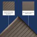 Notrax 410 Airug® 2' x 3' x 3/8" Anti Fatigue Mat, Enhanced Slip Resistance with Beveled Edges and Ribbed Surface, Ideal for Industrial and Commercial Workplaces, Grey, 410S0323BL