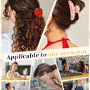 HAIMEIKANG 3 PCs Fruit Hair Claw Clips for Women - Non Slip Strong Hold Cute Non-slip Stylish Accessories for Thick Thin Hair (Strawberry Hair Clips)