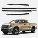 Window Molding Trim Seal for 2007-2019 Toyota Tundra Double Cab(Narrower Rear Doors),Black Outer Door Window WeatherStrip Seal Belt,Replace#68160-0C020 68210-0C020 68163-0C010 68164-0C010