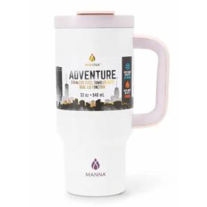 Manna™ Adventure™ Handled Tumbler - Cream Shimmer 32 oz